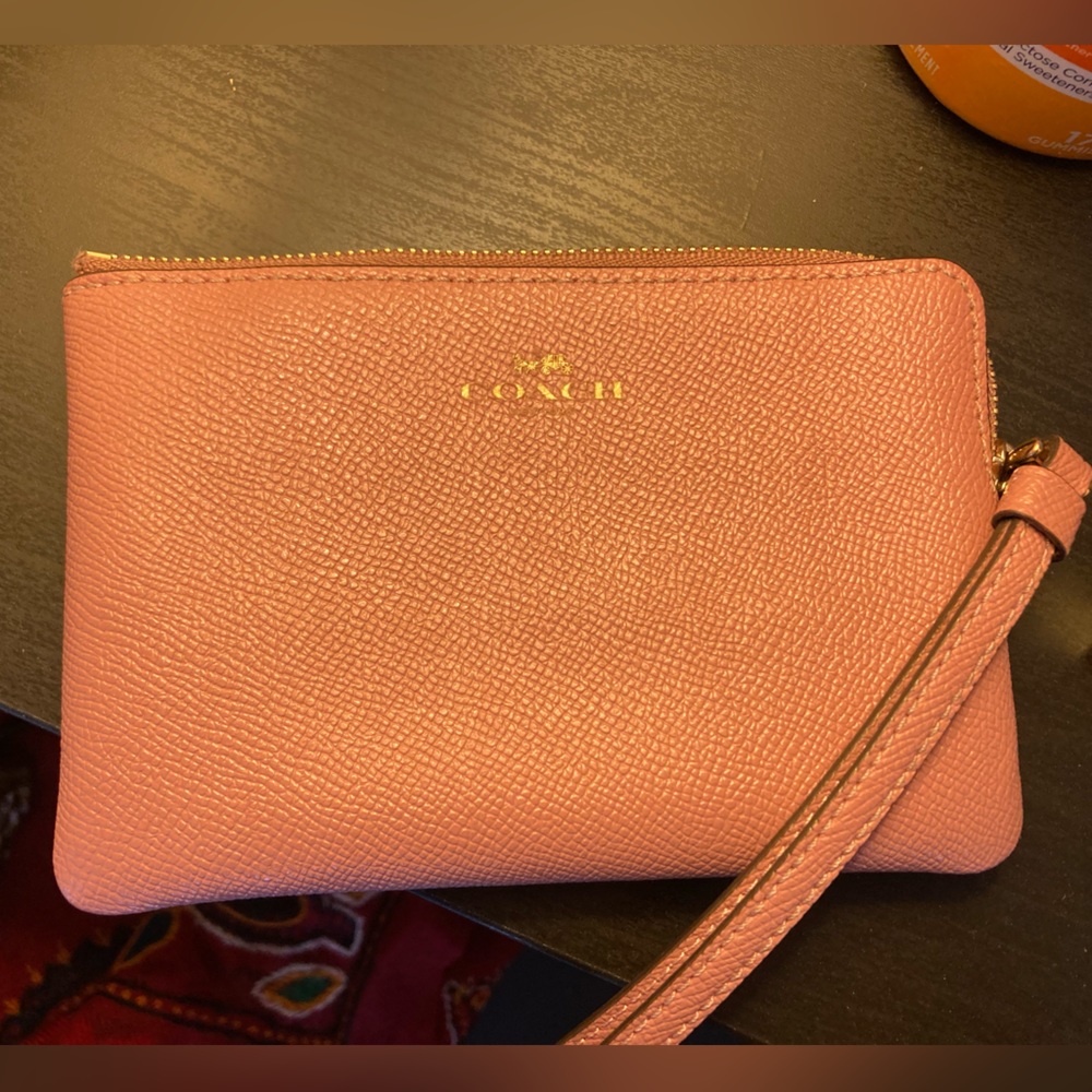 Coach pink wallet